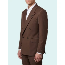 Brown Feeling double-breasted jacket