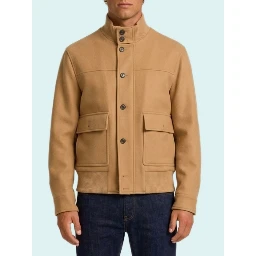 Camel Sponge bomber jacket