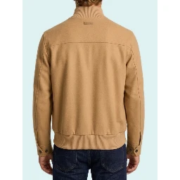 Camel Sponge bomber jacket