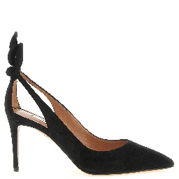 Black Calfskin High Heel Pumps