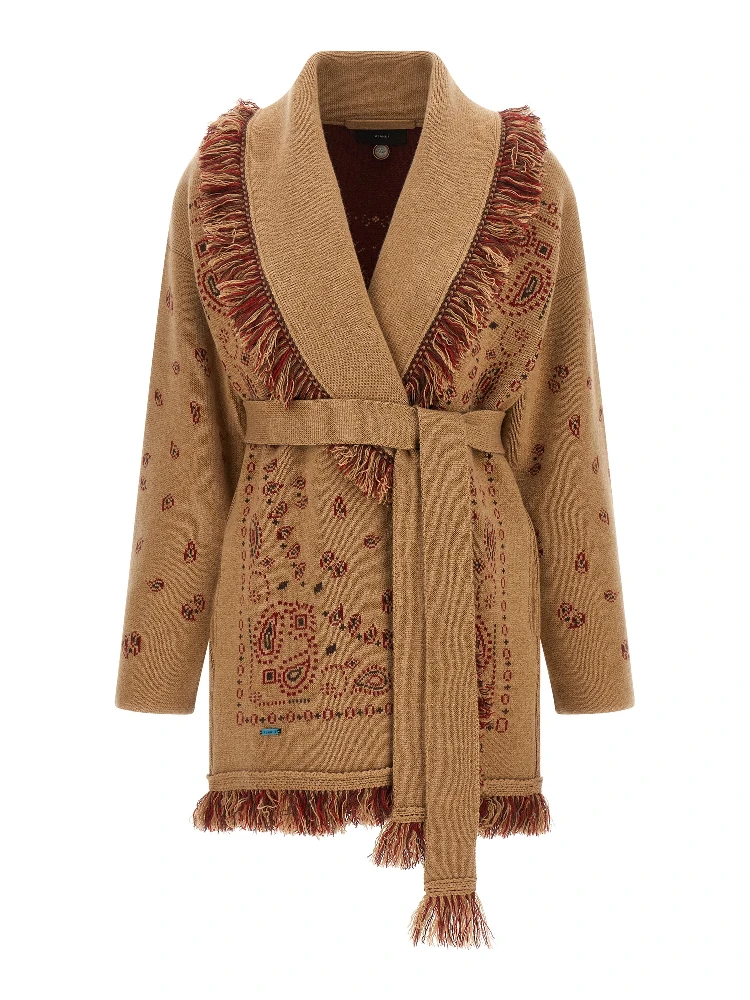 Beige Cashmere Cardigan