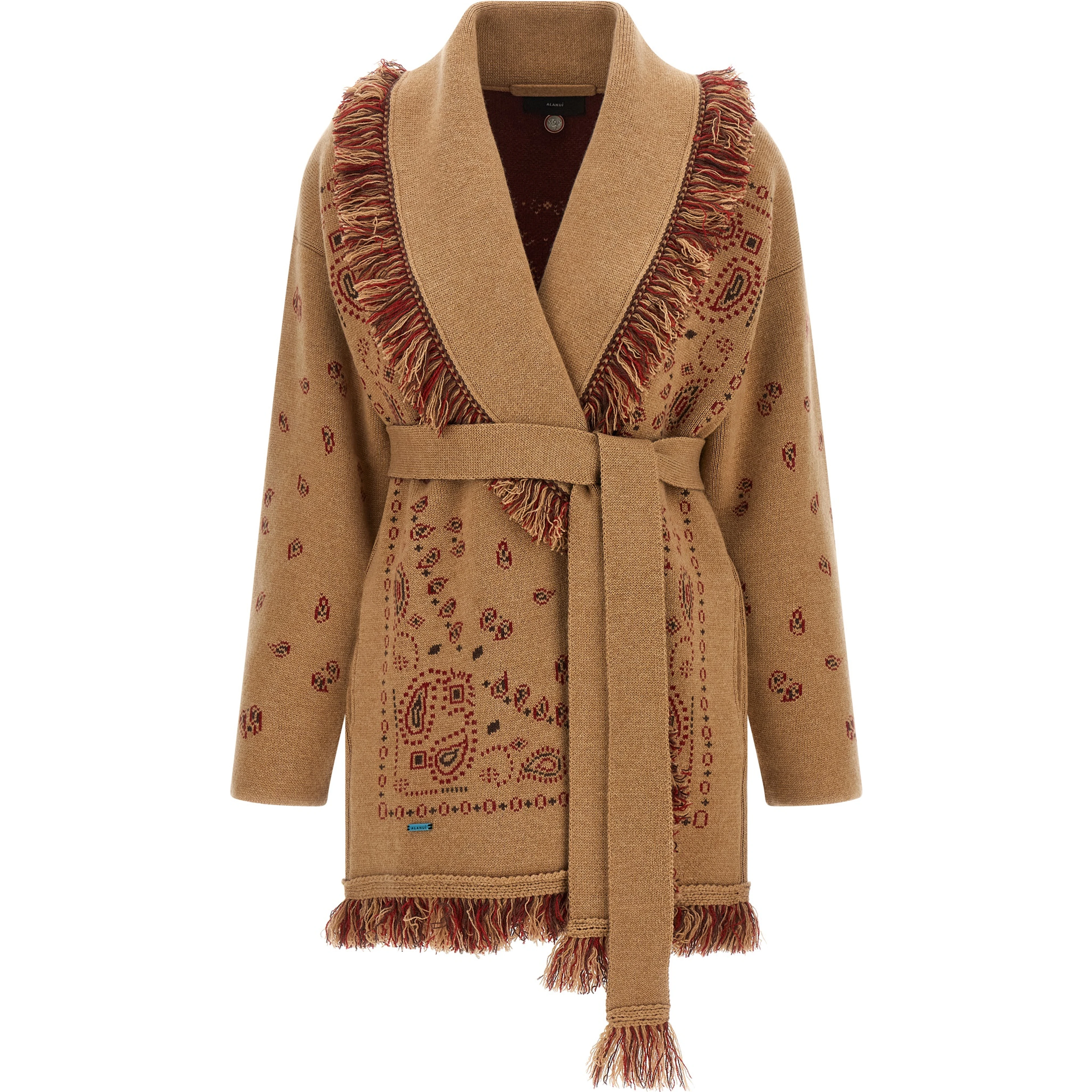 Beige Cashmere Cardigan
