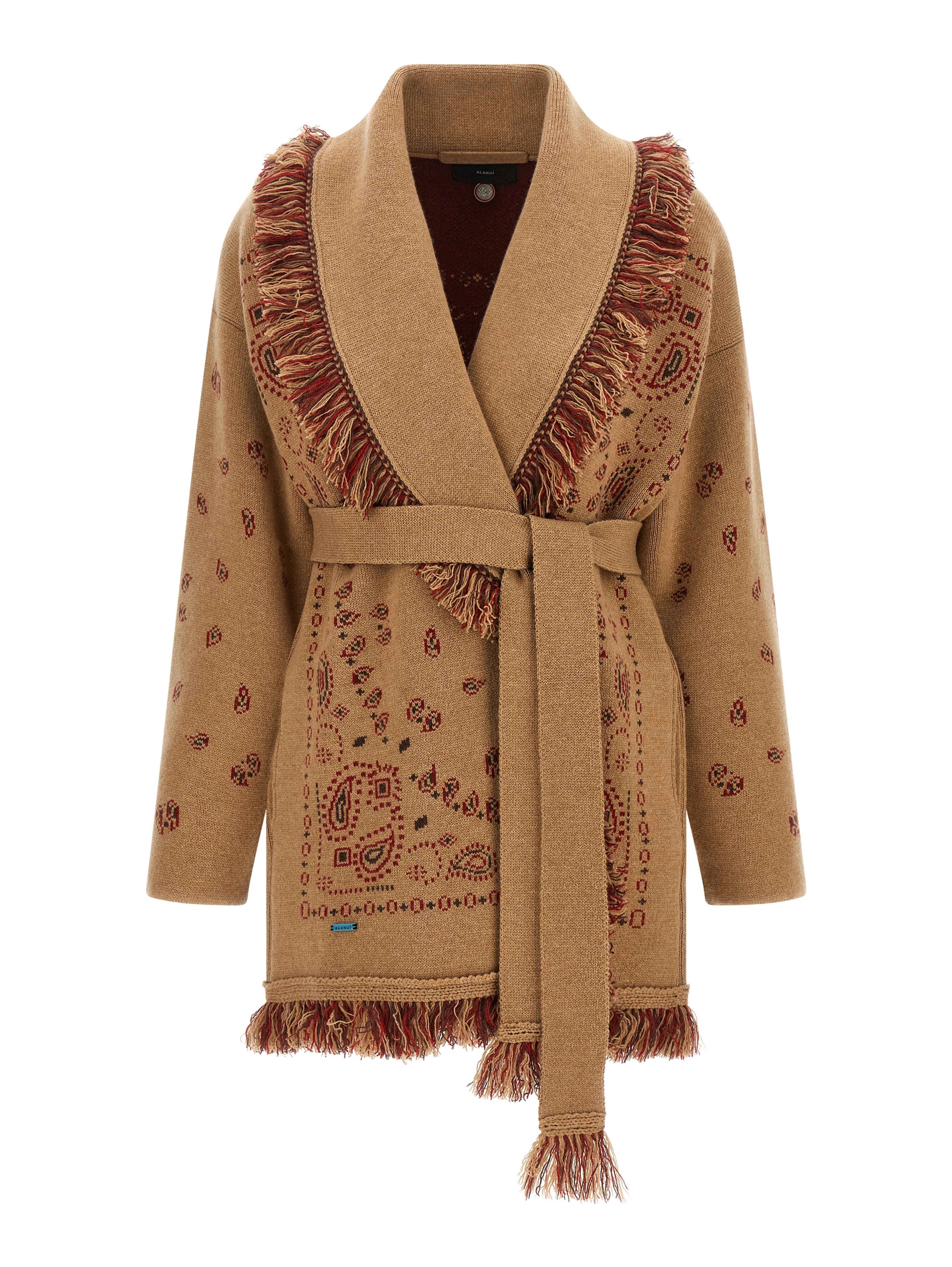Beige Cashmere Cardigan