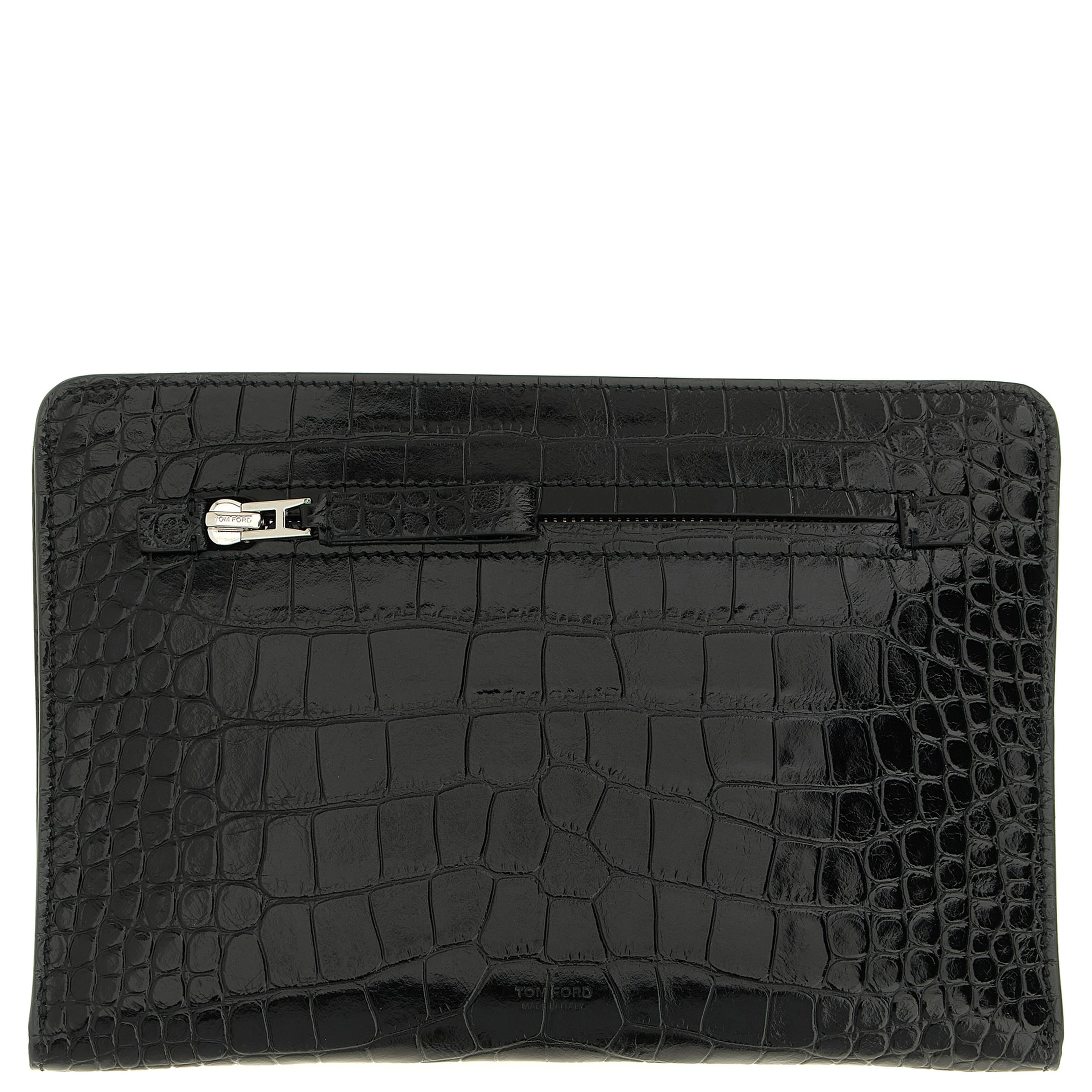 Black Calfskin Clutch Bag