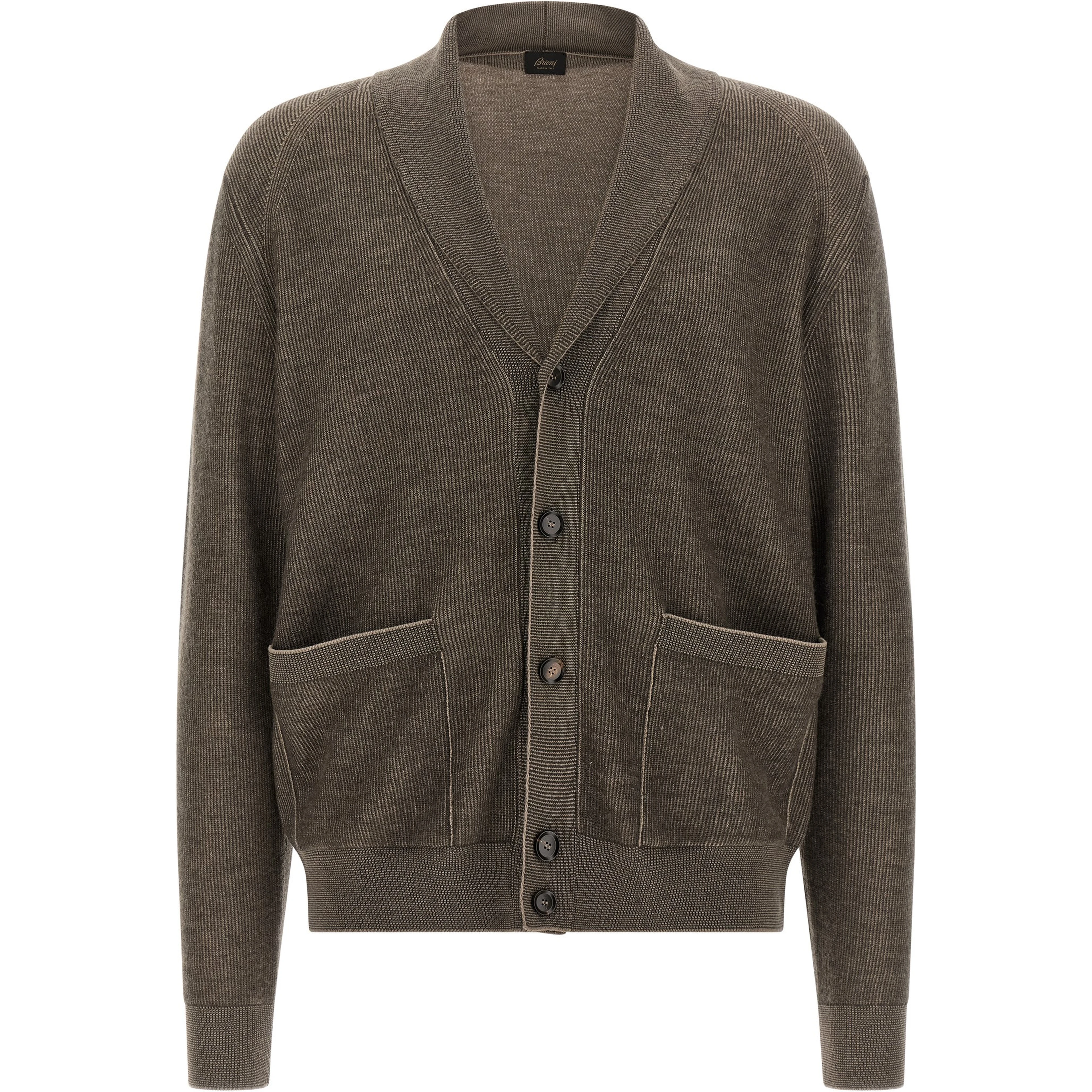 Brown Cashmere Cardigan