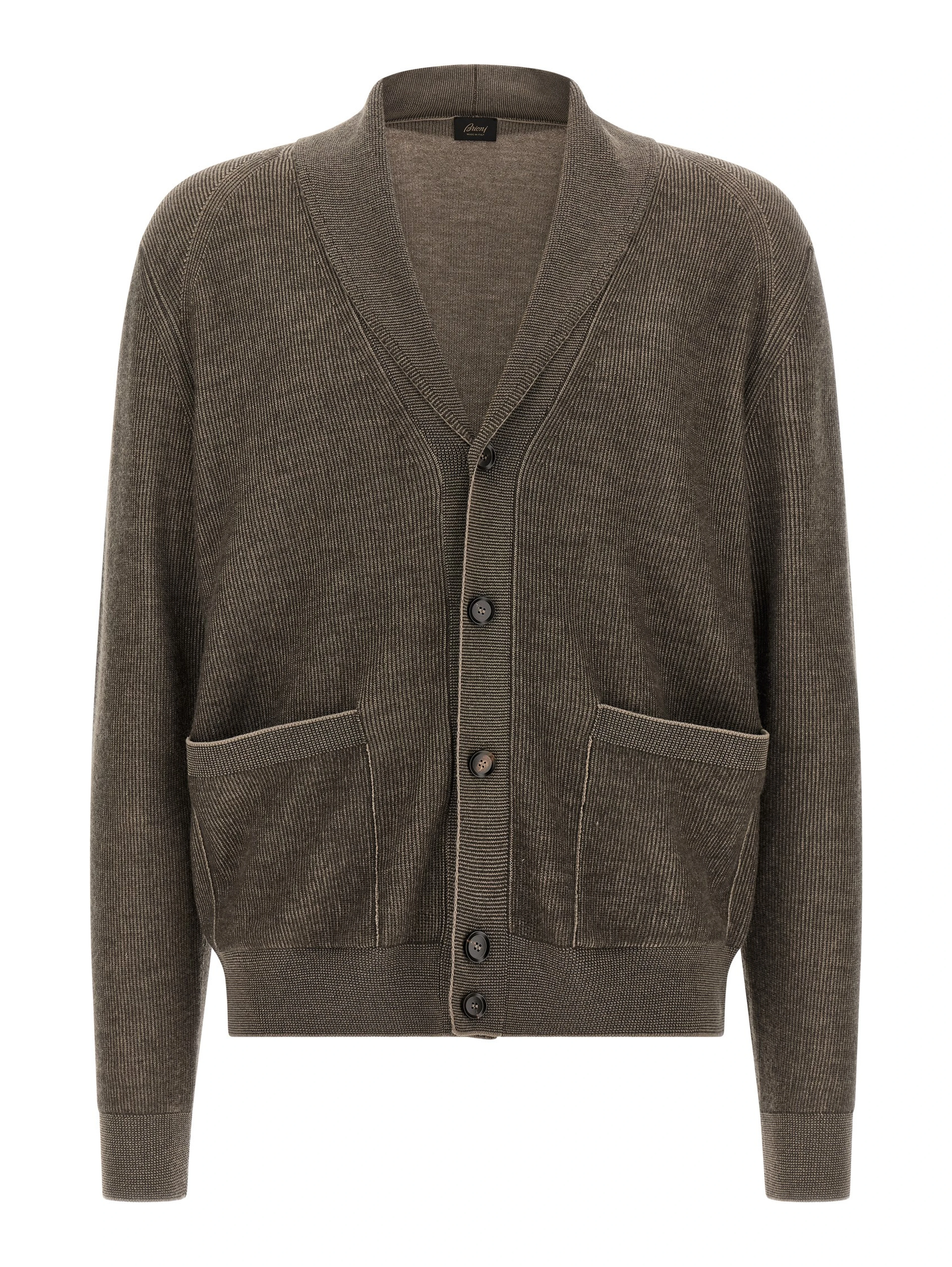Brown Cashmere Cardigan