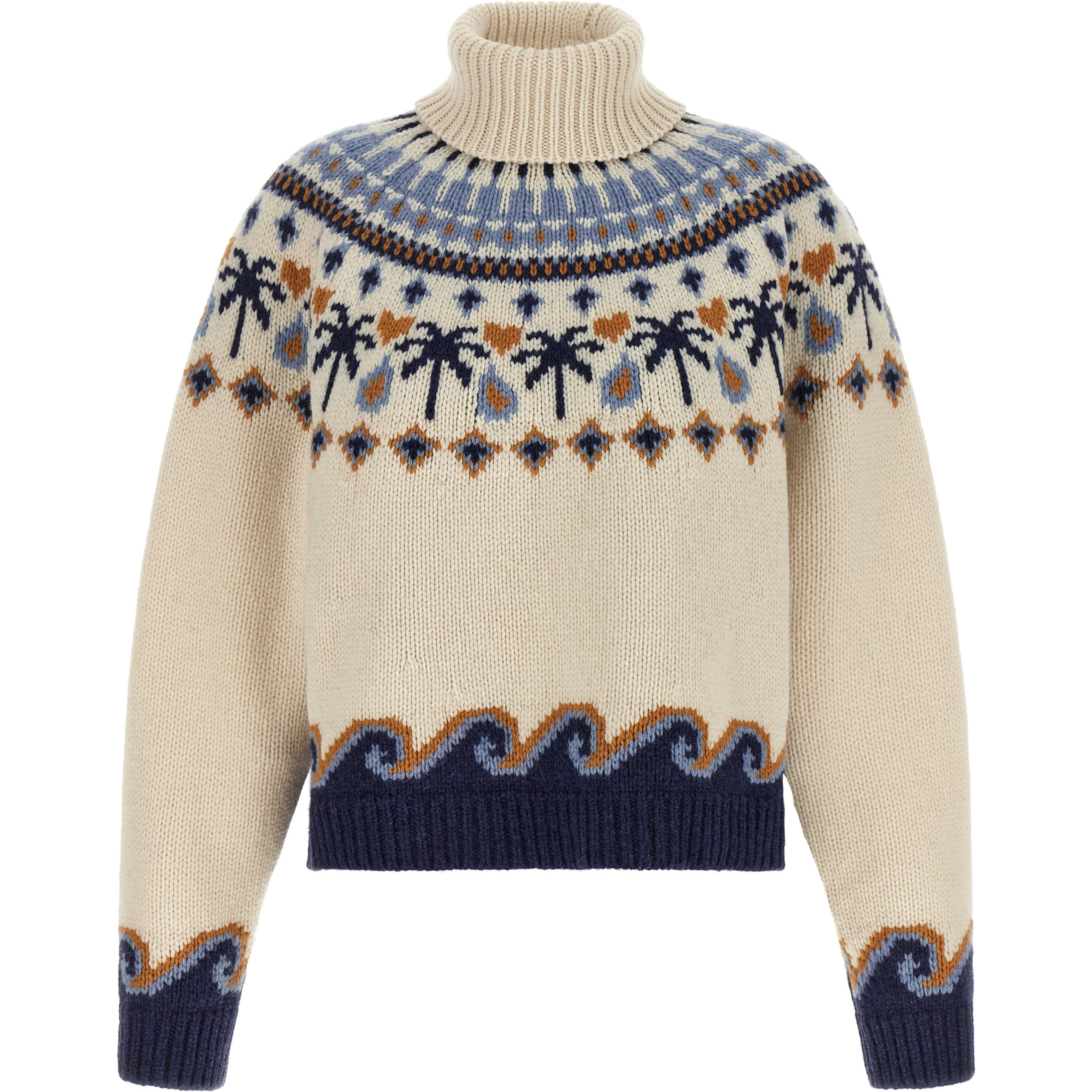 Multicolor Virgin Wool Cardigan