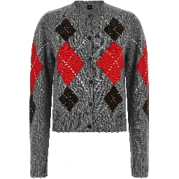 Gray Wool Cardigan