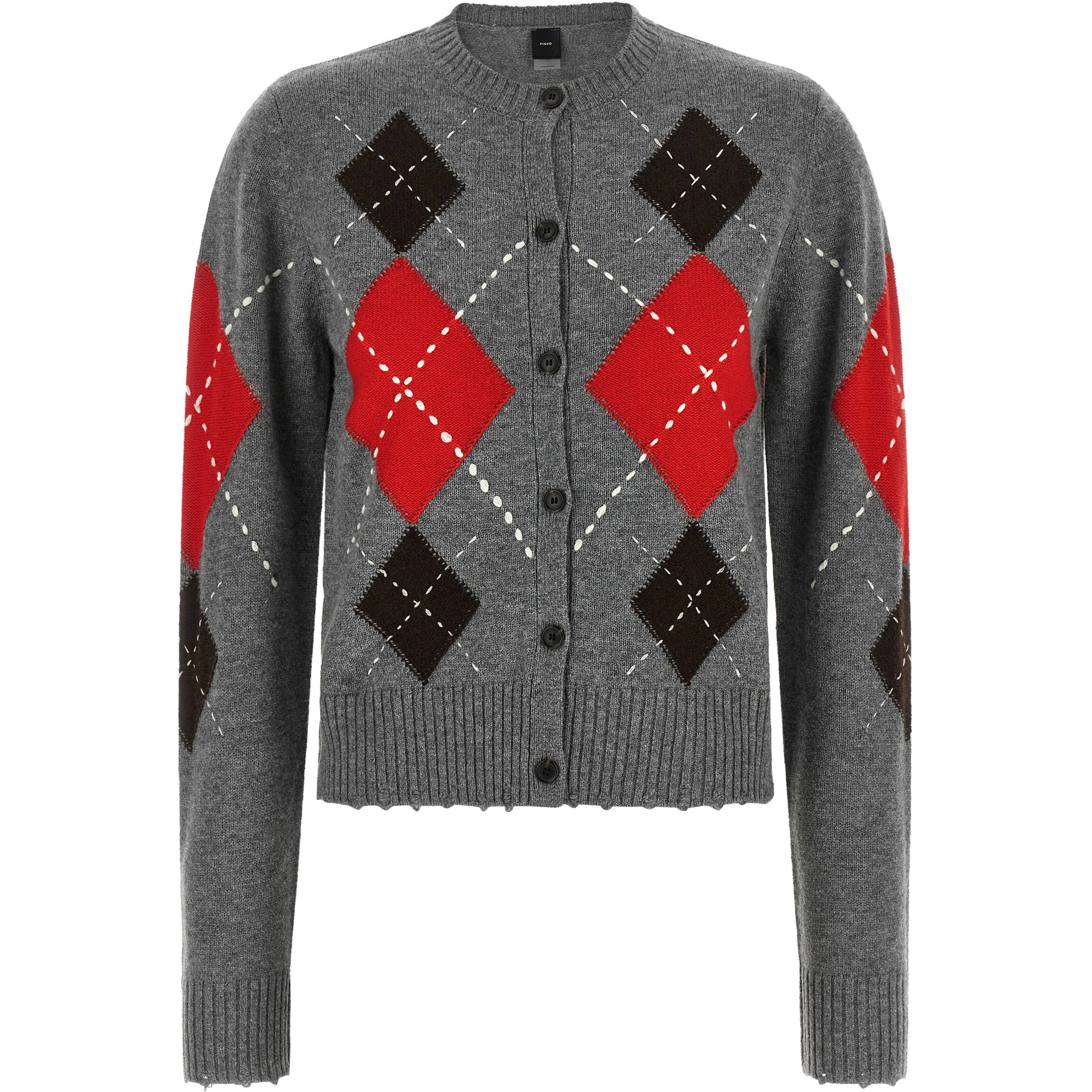 Gray Wool Cardigan