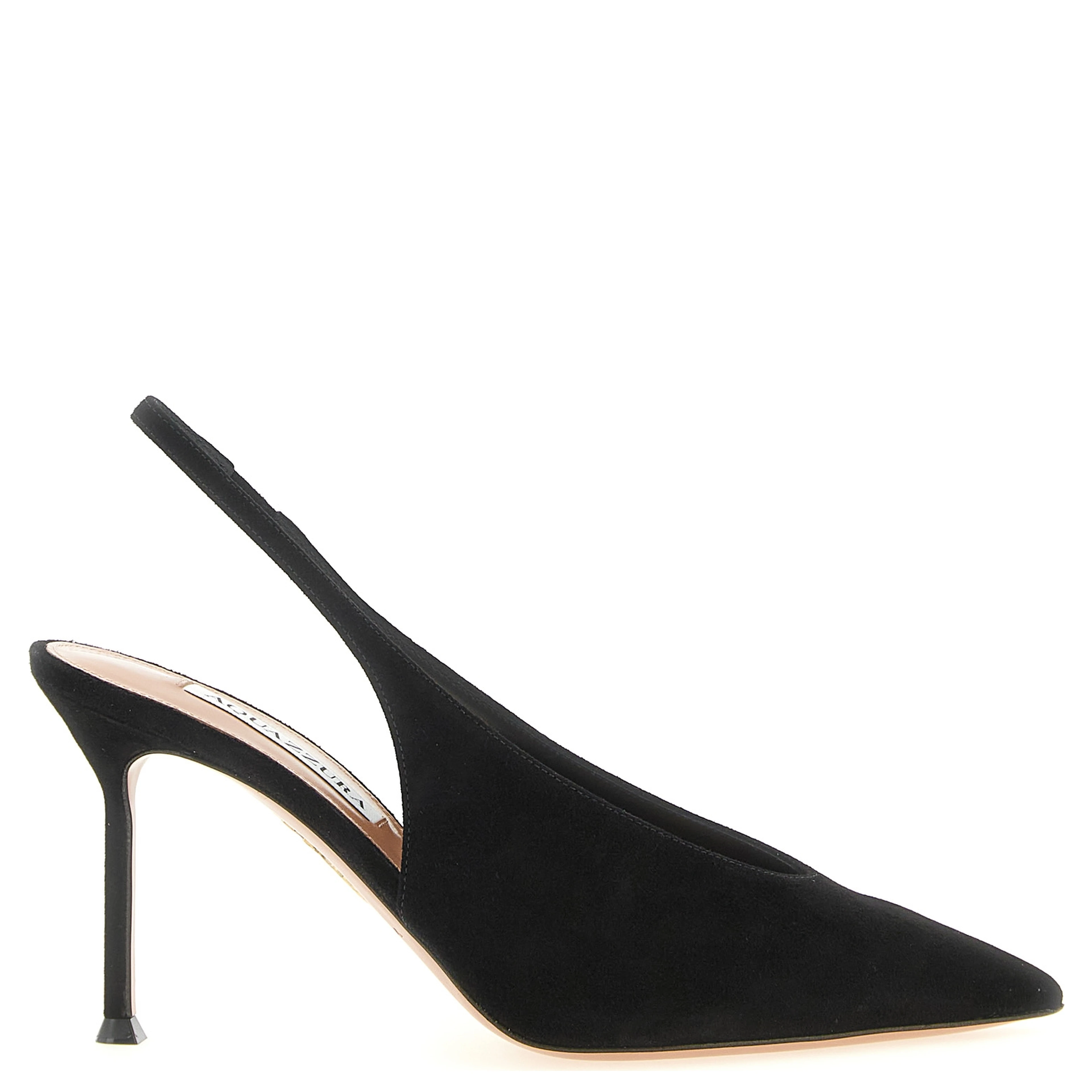 Black Calfskin High Heel Pumps