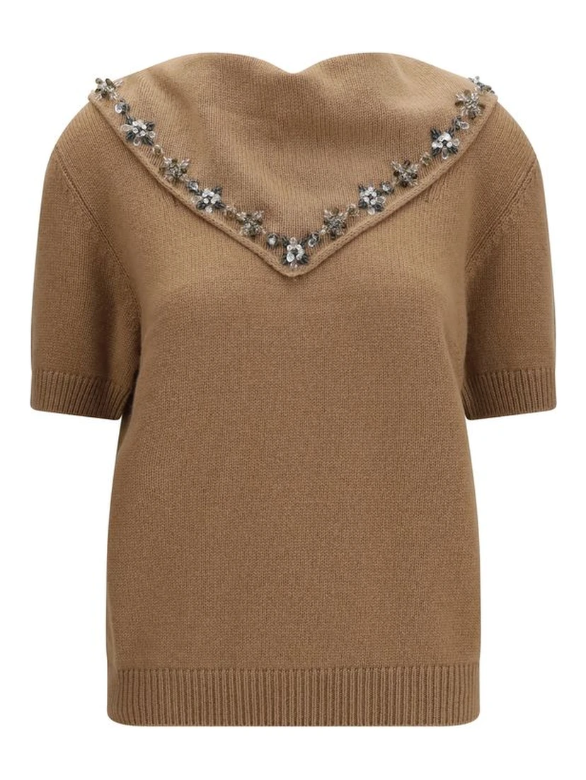Brown Cashmere Sweatshirt