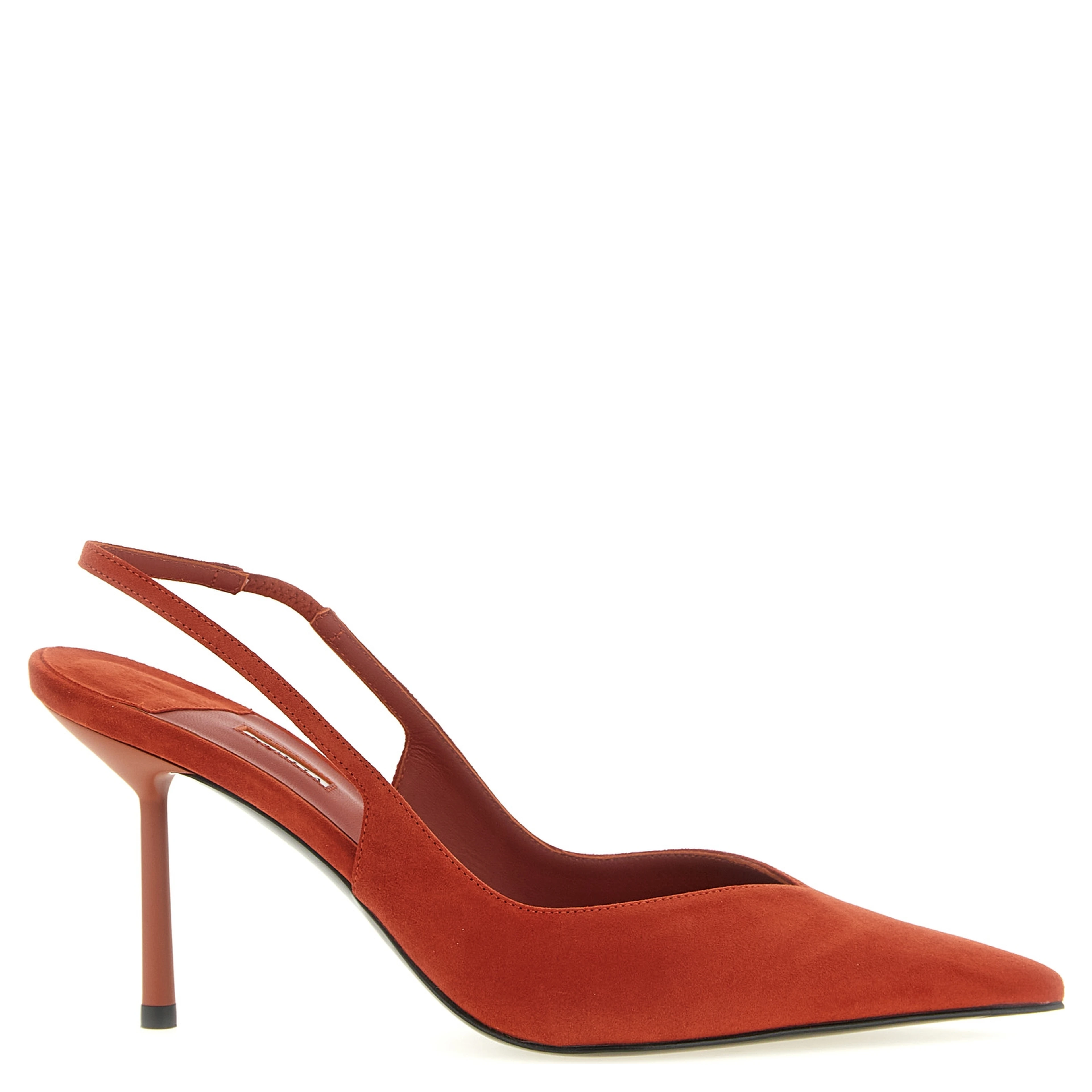 Blue Lambskin High Heel Pumps