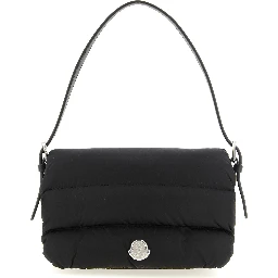 Black Polyamide Shoulder Bag