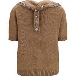 Brown Cashmere Sweatshirt