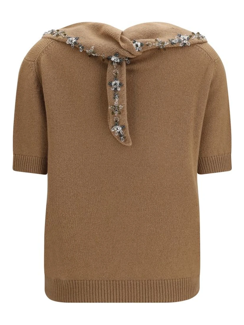 Brown Cashmere Sweatshirt