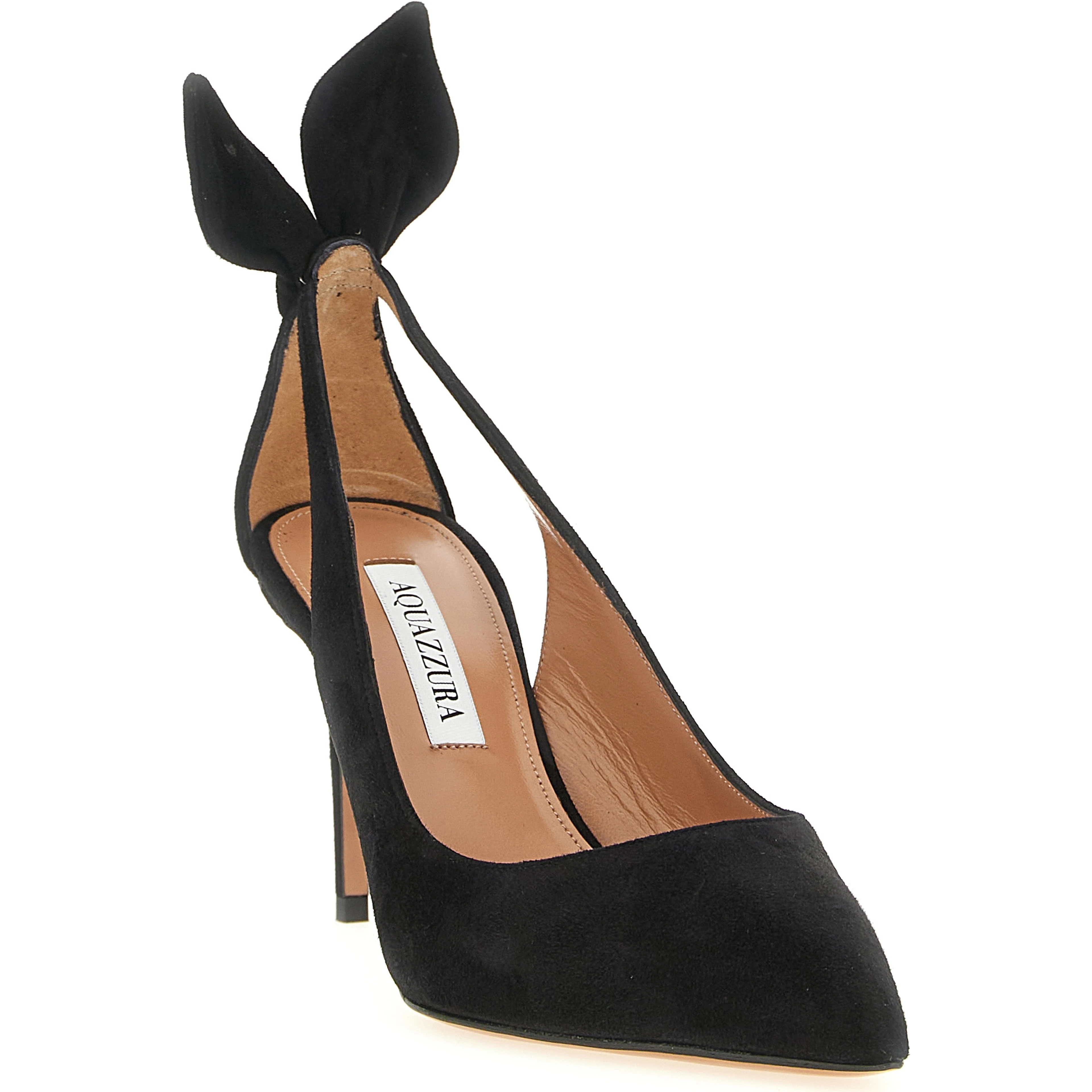 Black Calfskin High Heel Pumps