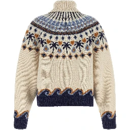 Multicolor Virgin Wool Cardigan