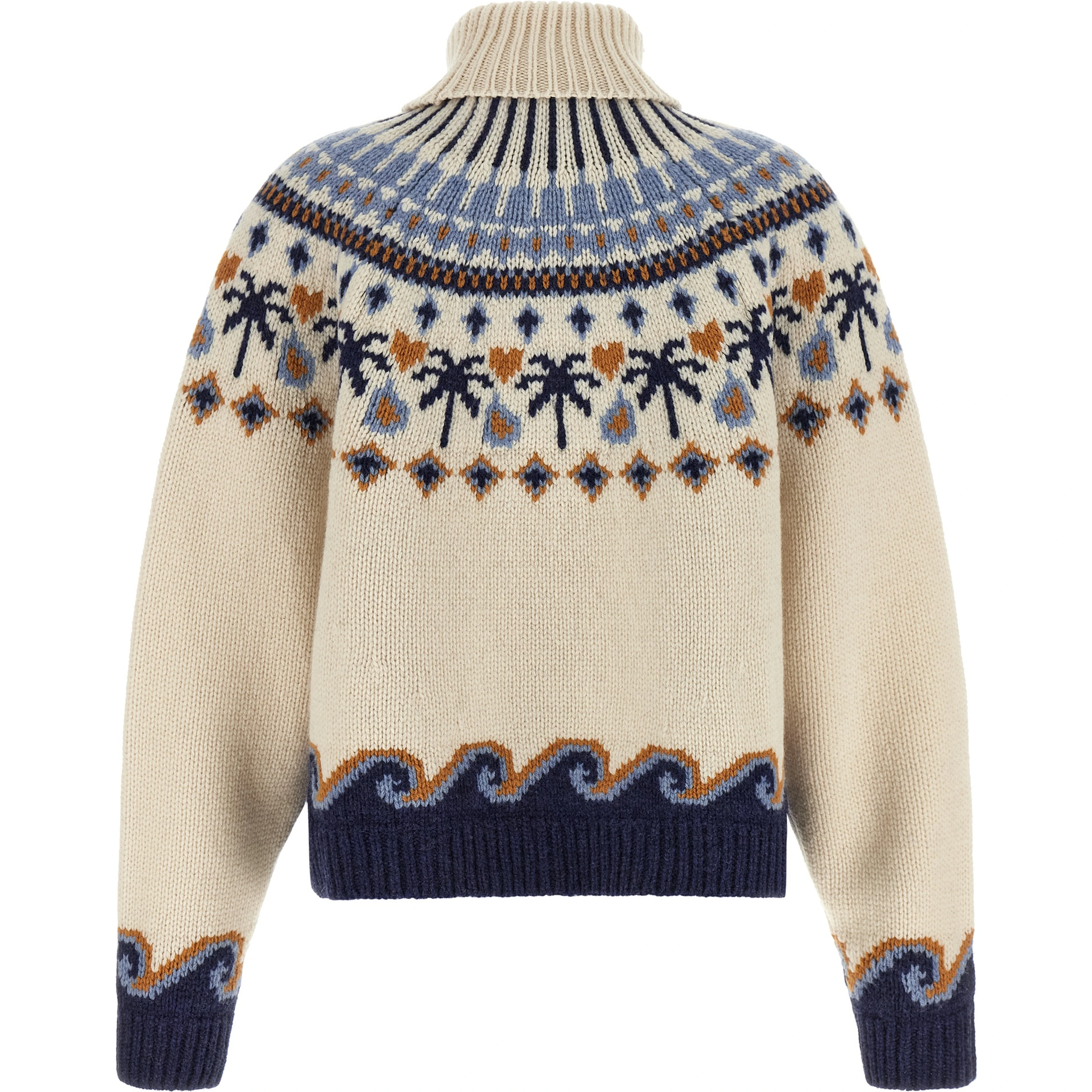Multicolor Virgin Wool Cardigan