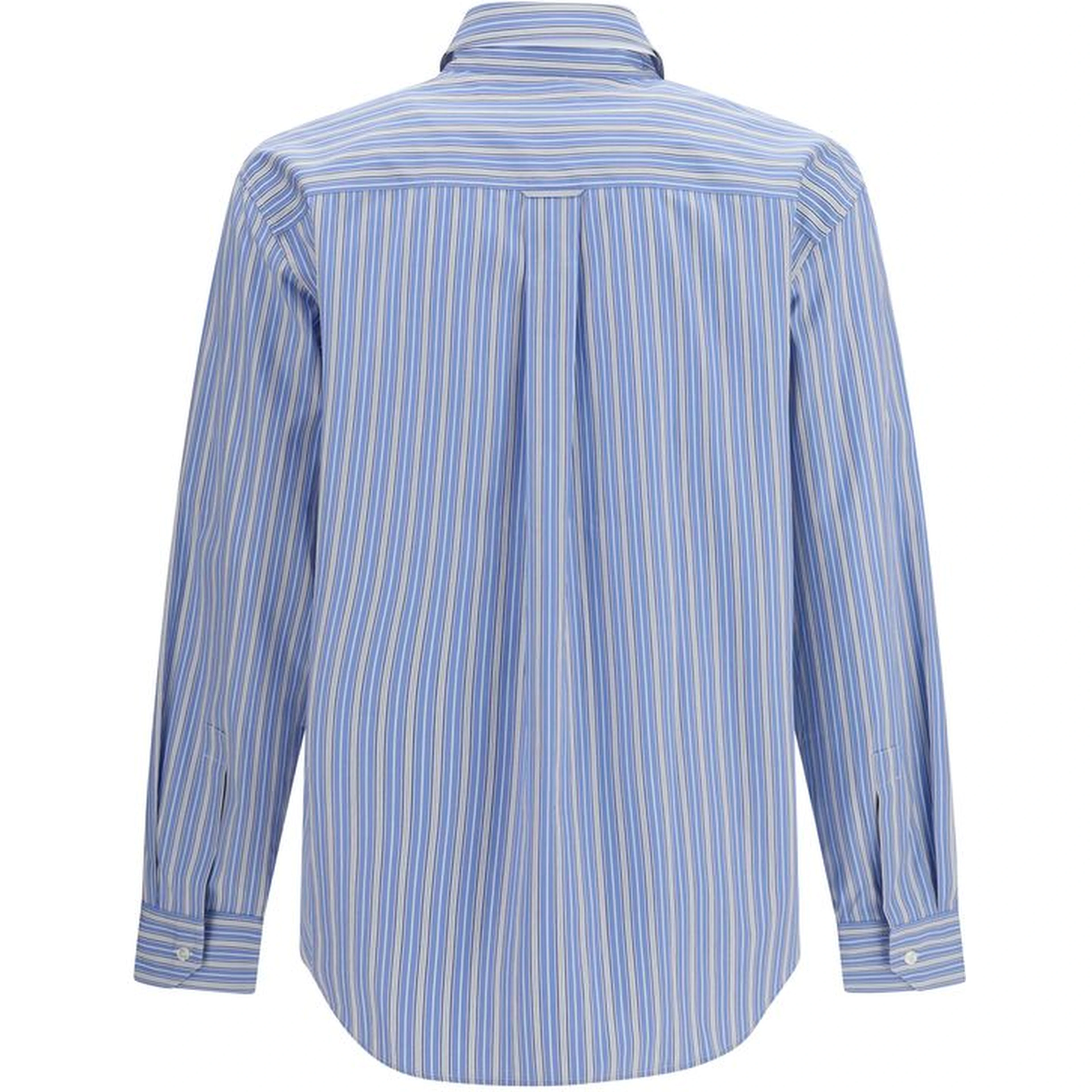 Blue Cotton Pattern Shirt