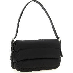 Black Polyamide Shoulder Bag