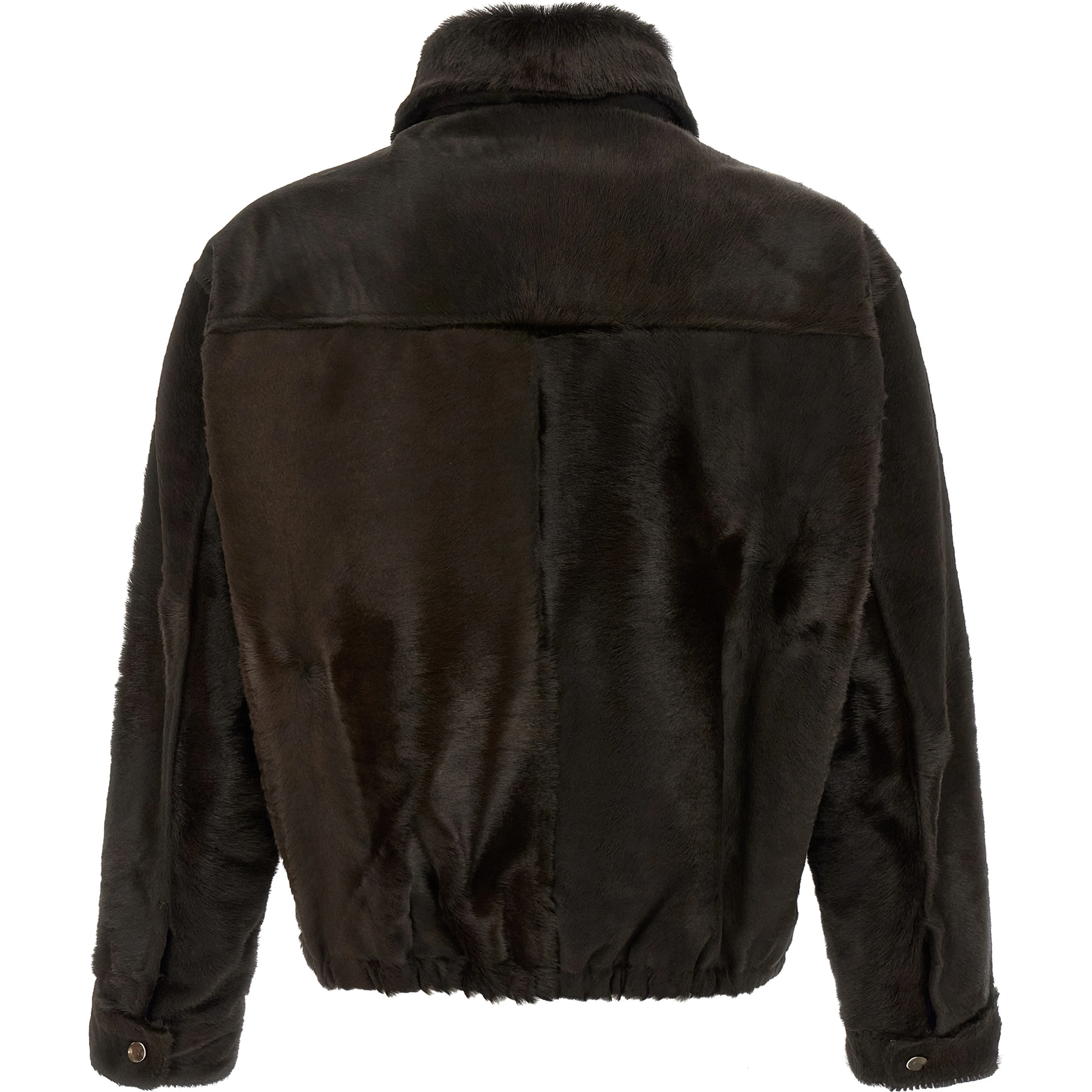Brown Calfskin Leather Jacket