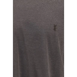 Brown Silk T-Shirt