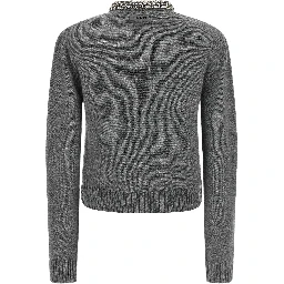 Gray Wool Cardigan