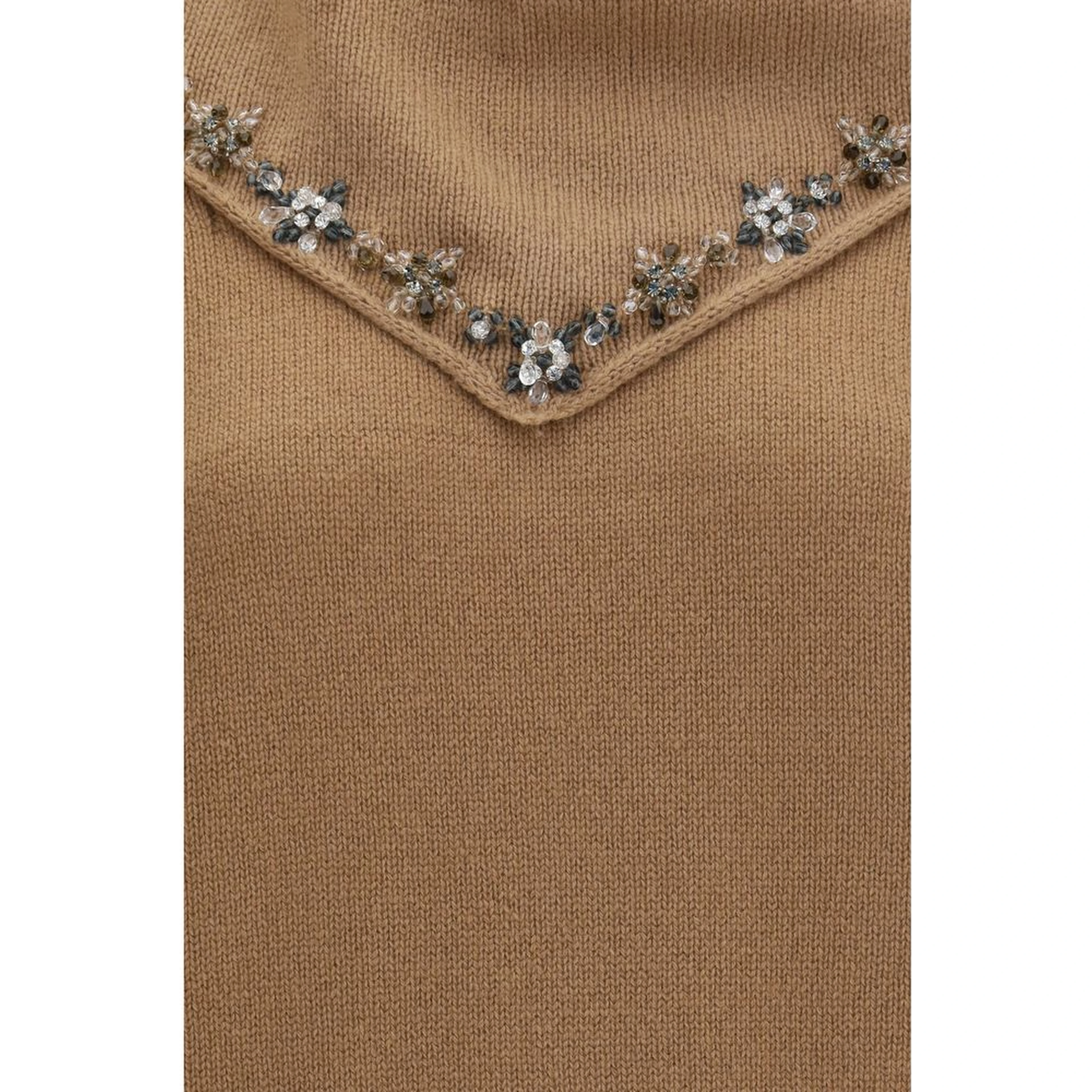 Brown Cashmere Sweatshirt