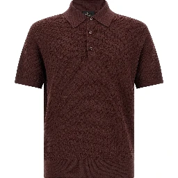 Purple Cotton Polo Shirt