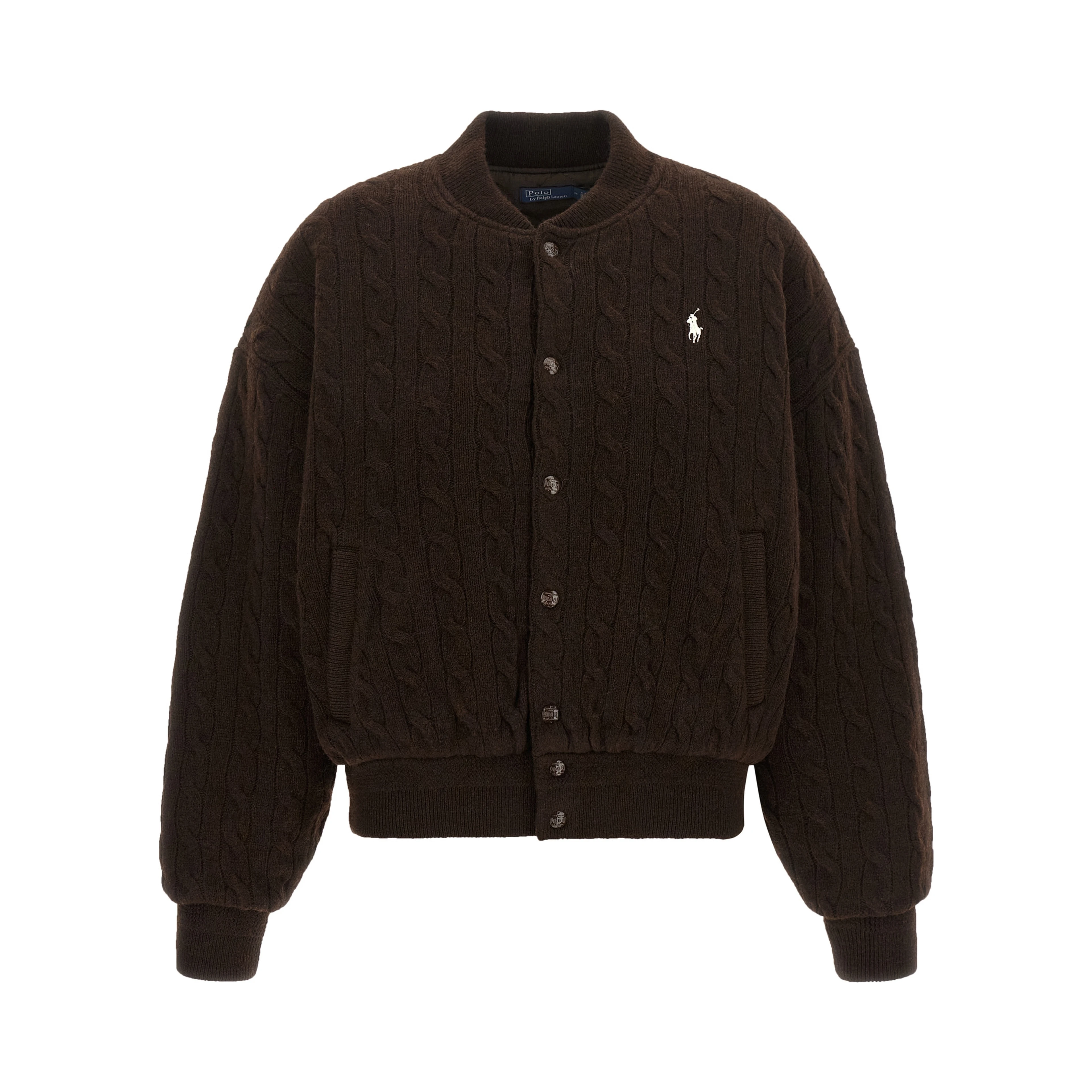 Brown Wool Bomber