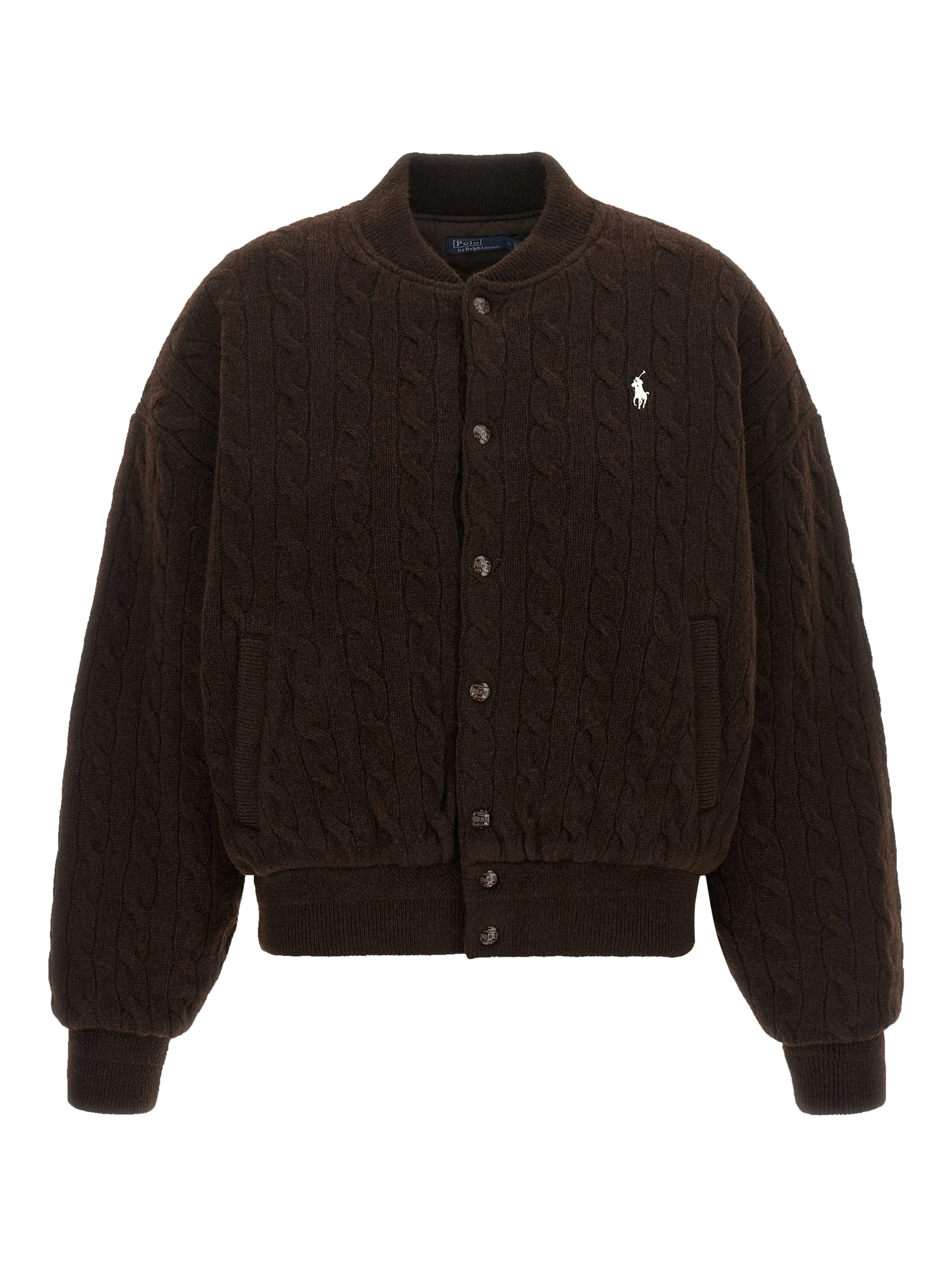 Brown Wool Bomber