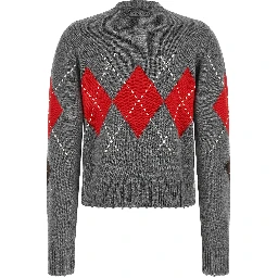 Gray Wool Cardigan