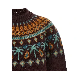 Brown Virgin Wool Cardigan