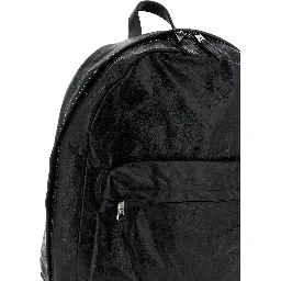 Black Lamb Leather Backpack