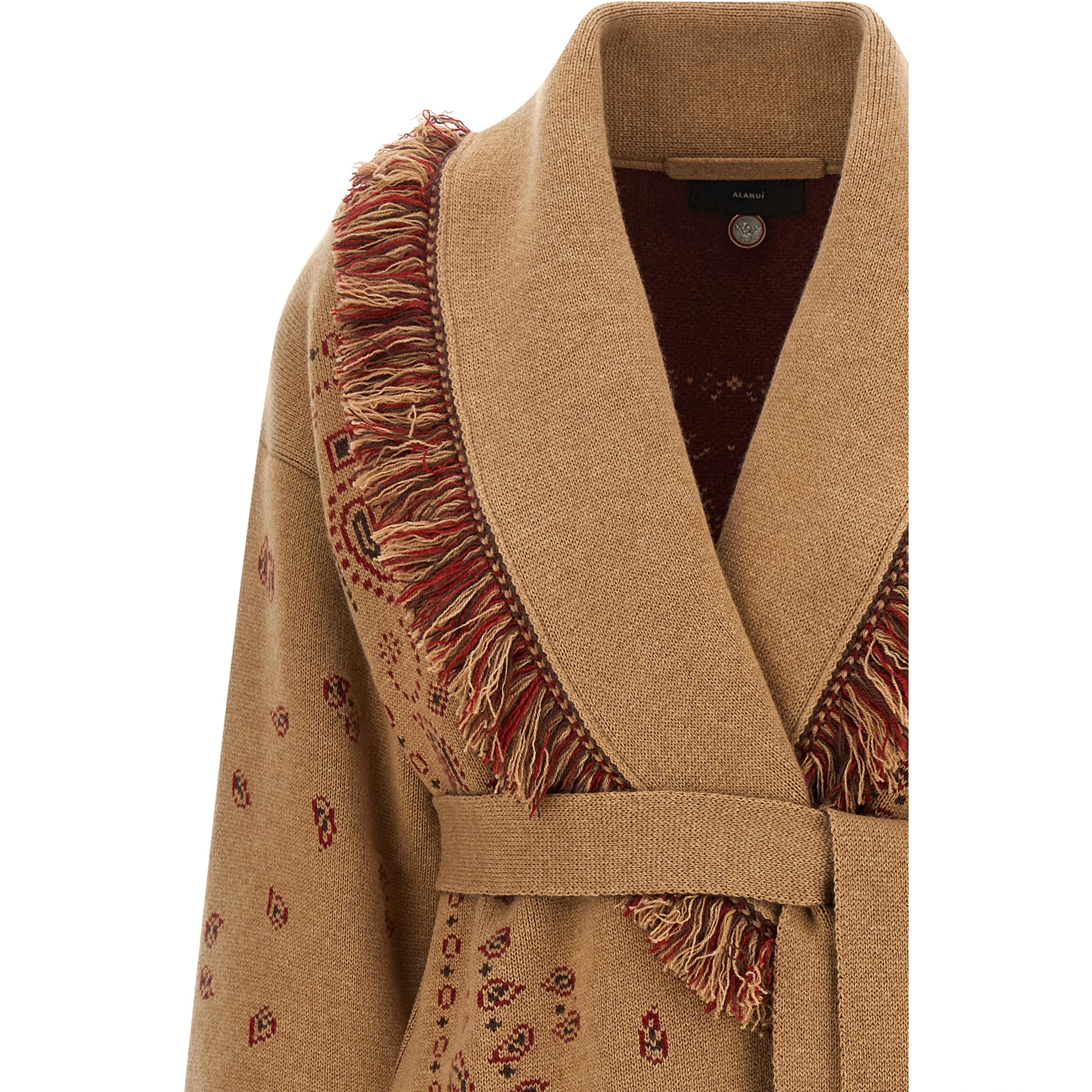 Beige Cashmere Cardigan