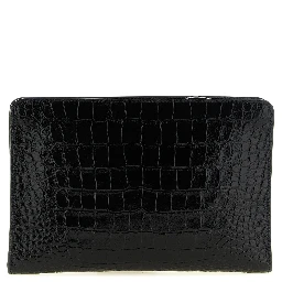 Black Calfskin Clutch Bag