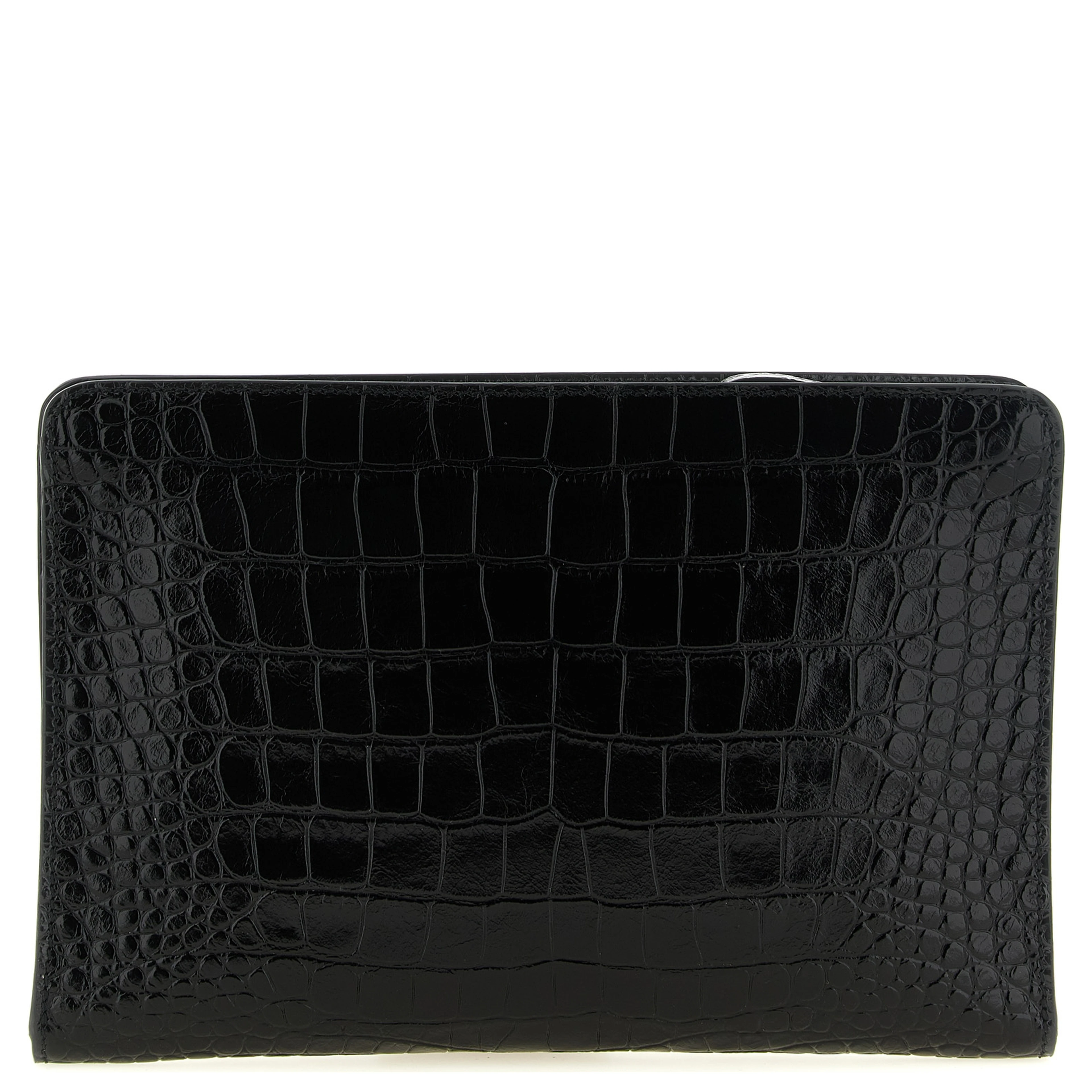 Black Calfskin Clutch Bag