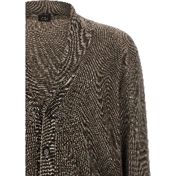 Brown Cashmere Cardigan