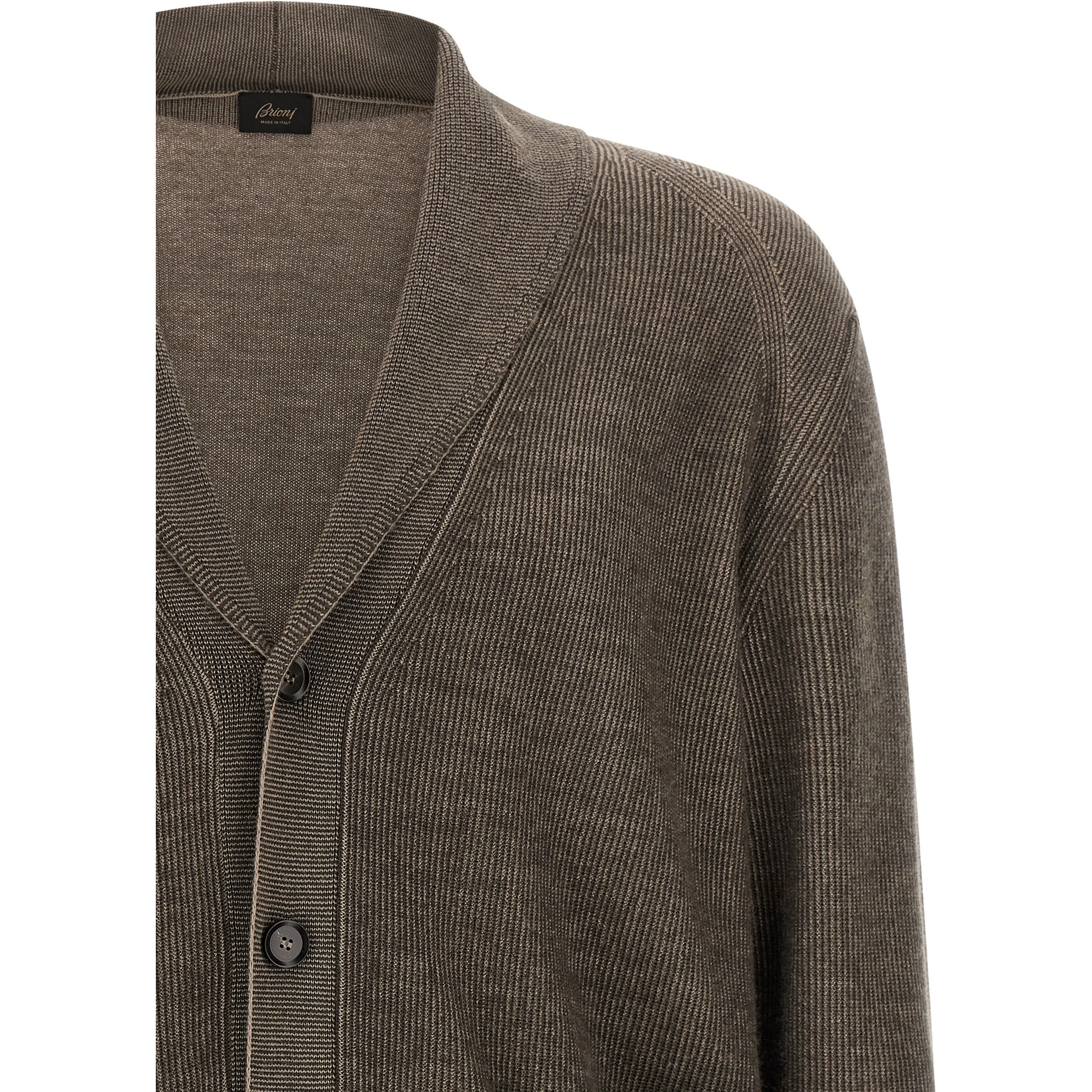 Brown Cashmere Cardigan