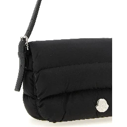 Black Polyamide Shoulder Bag