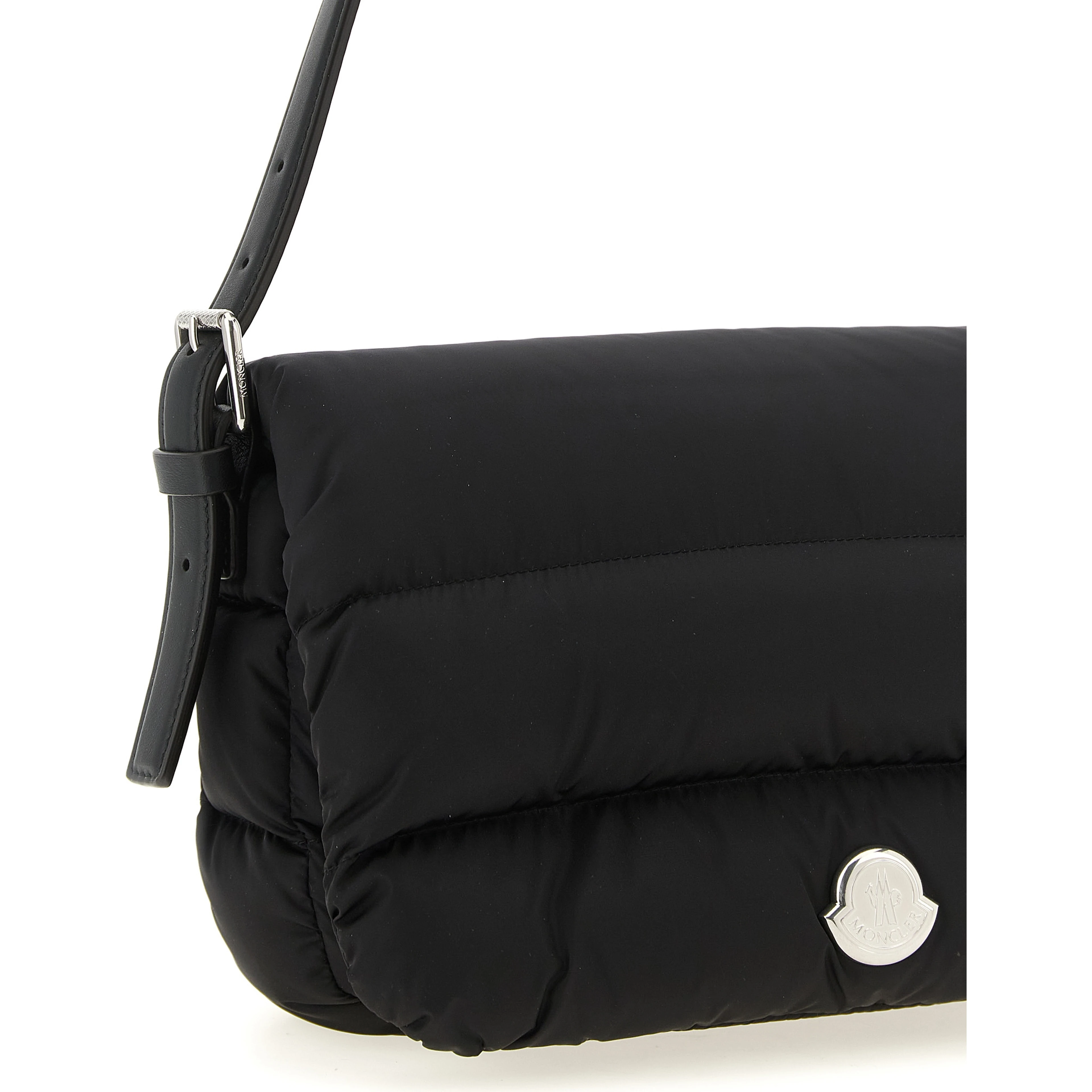 Black Polyamide Shoulder Bag