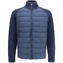Blue Polyamide Shell Jacket