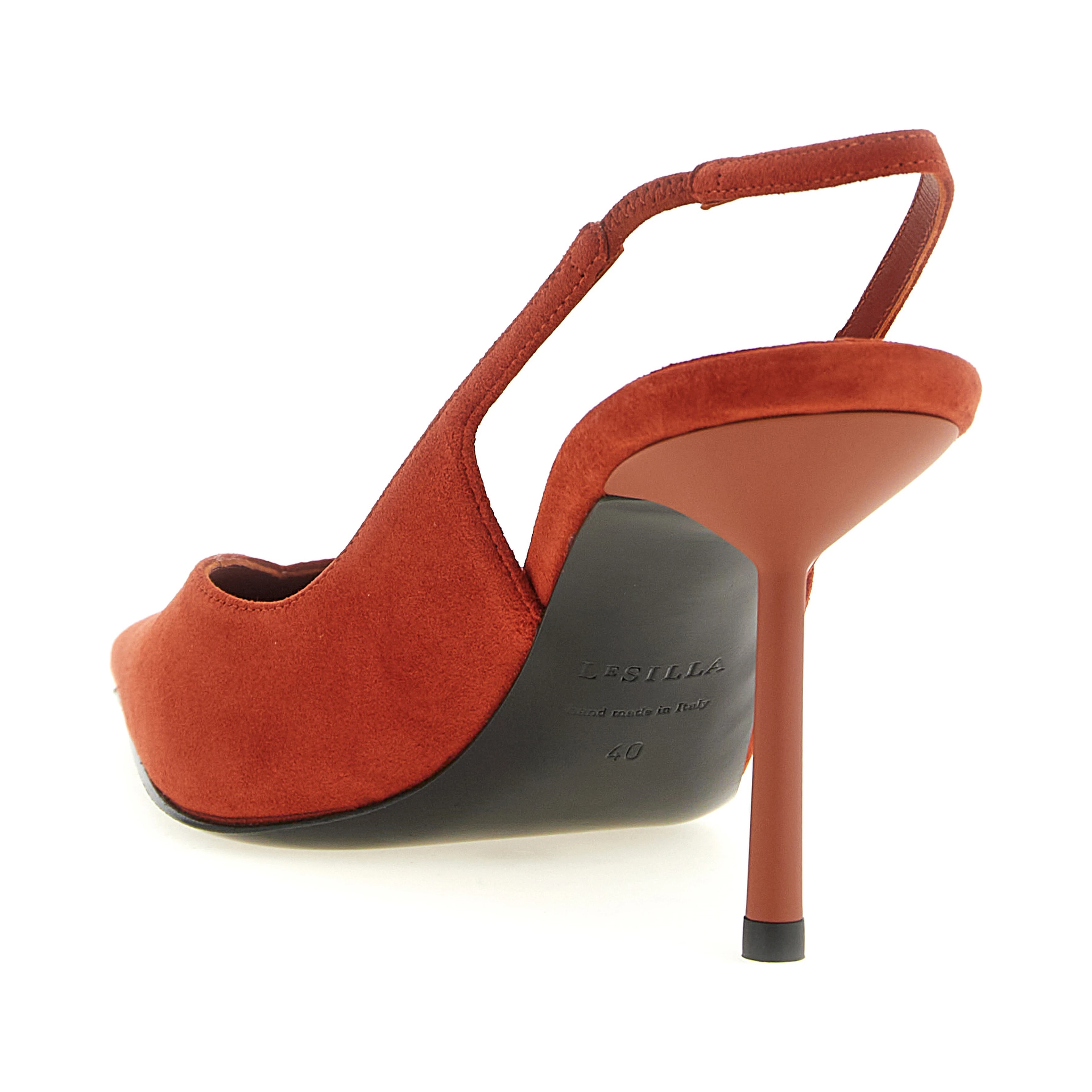 Blue Lambskin High Heel Pumps