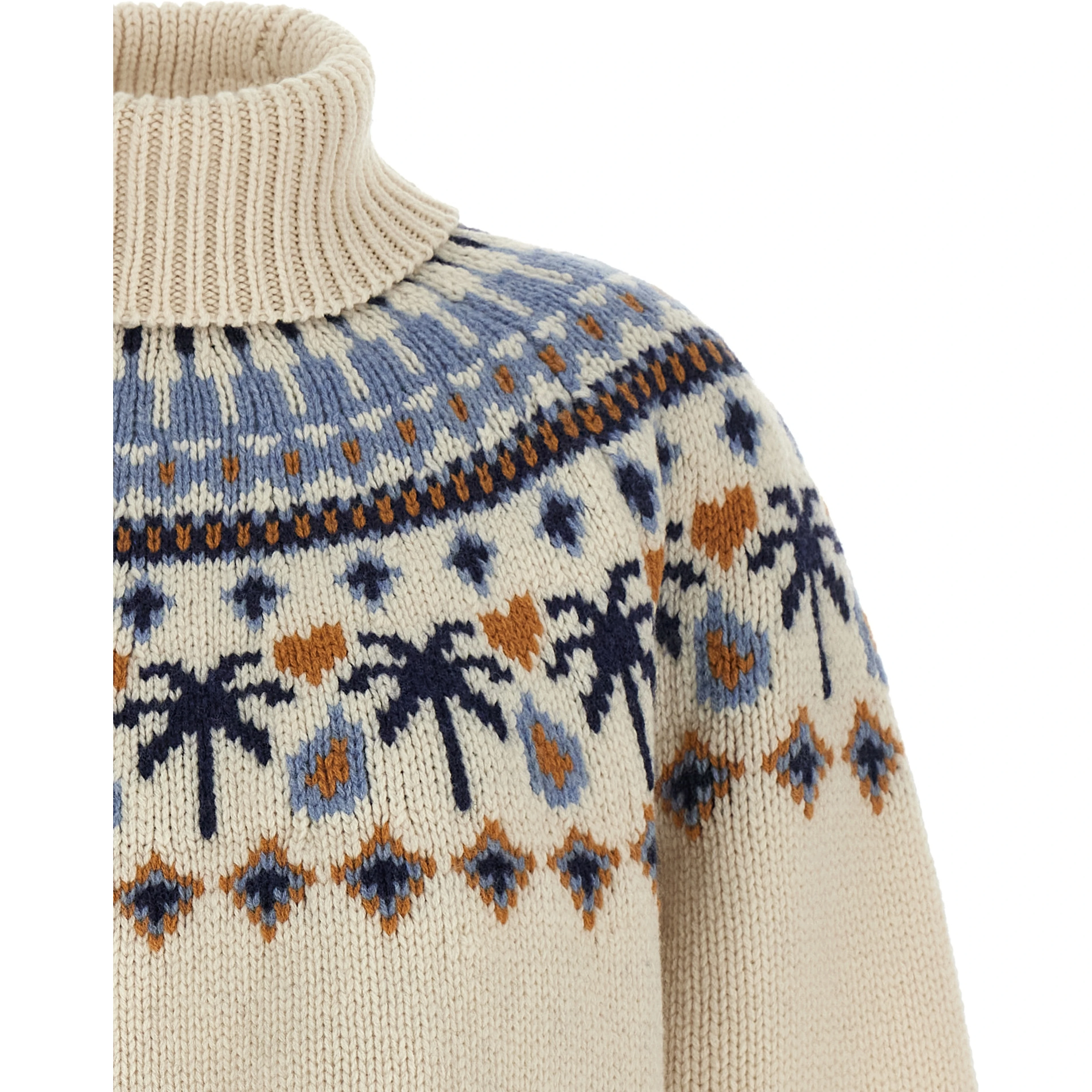 Multicolor Virgin Wool Cardigan
