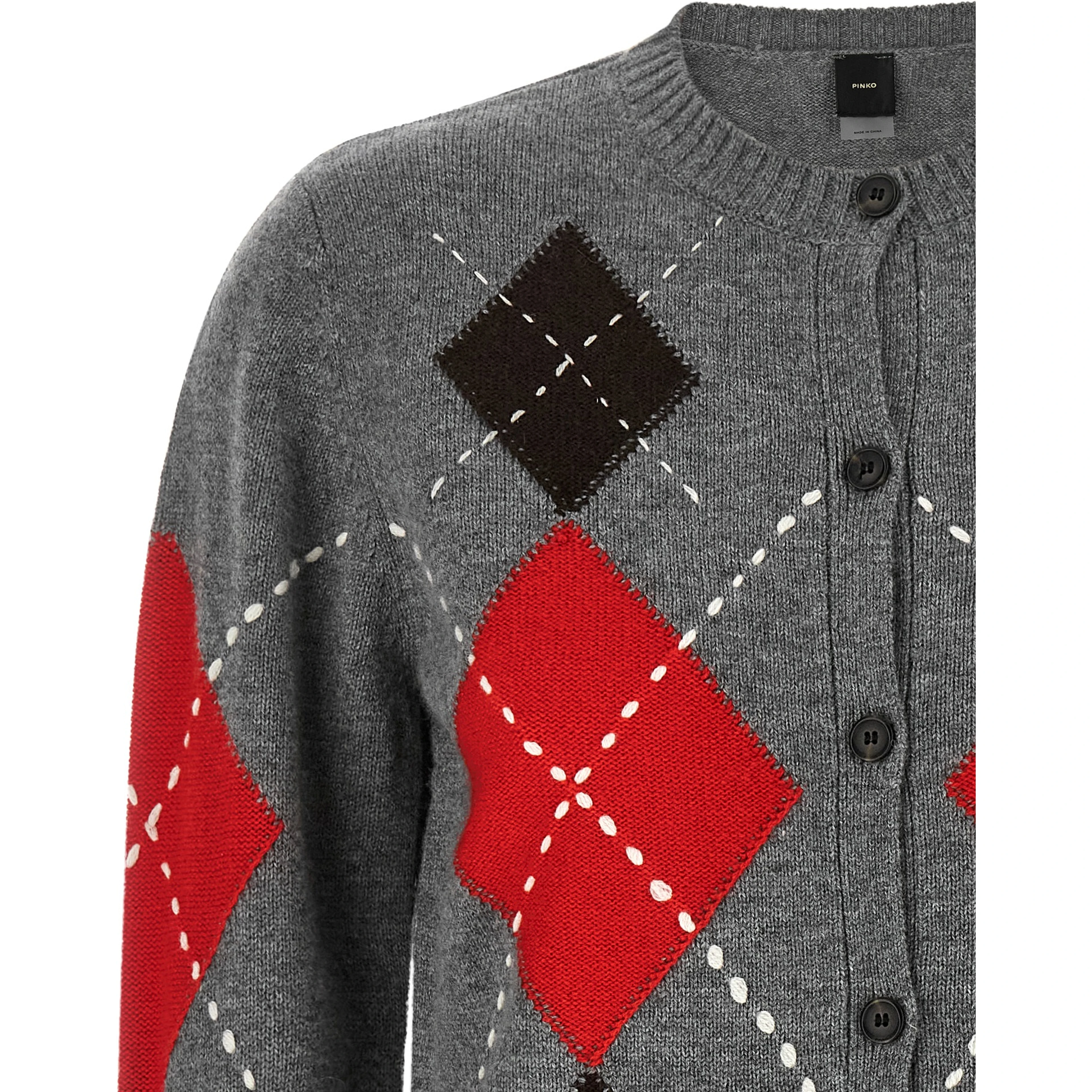 Gray Wool Cardigan