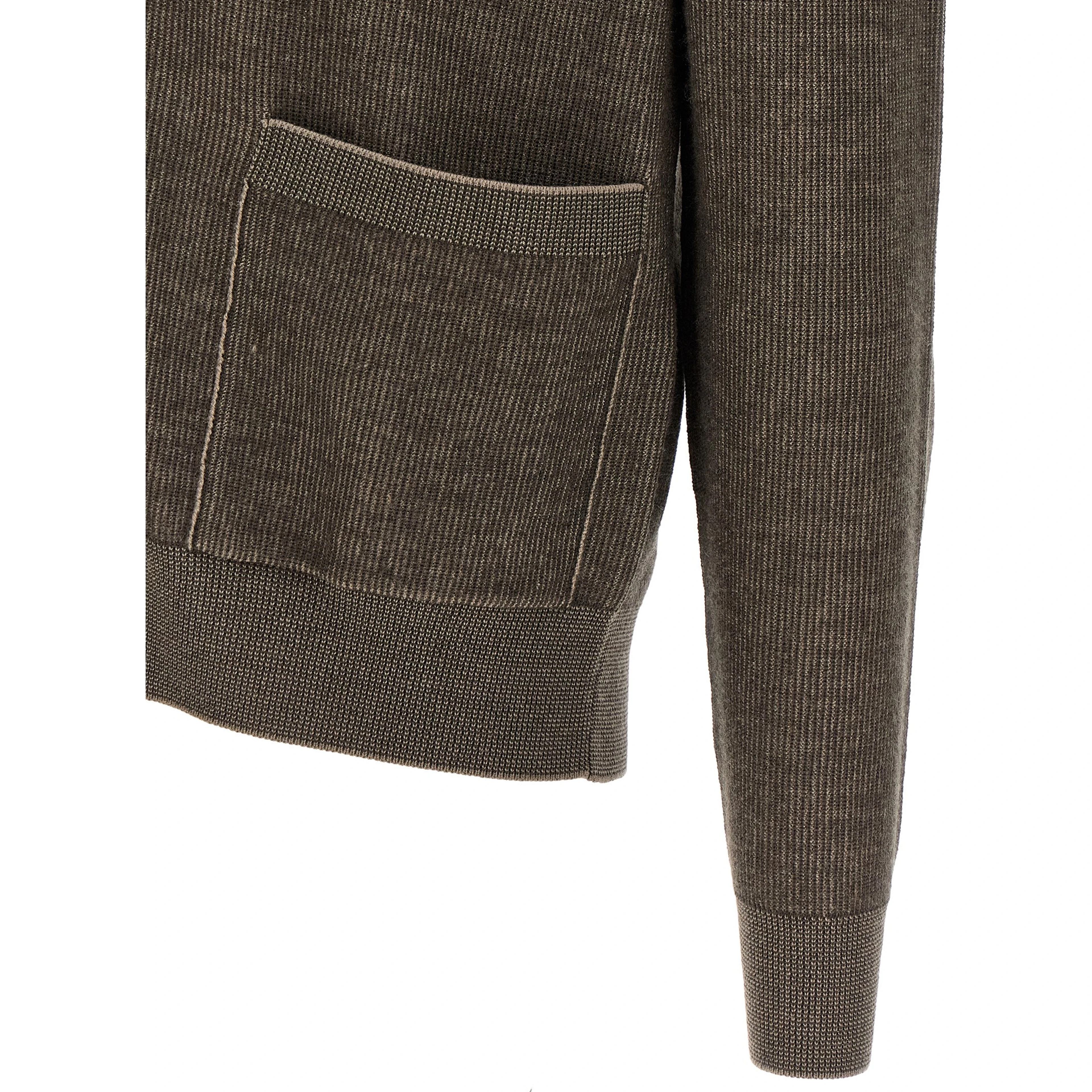 Brown Cashmere Cardigan