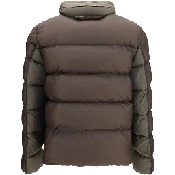 Bicolor Polyamide Full-Length Jacket