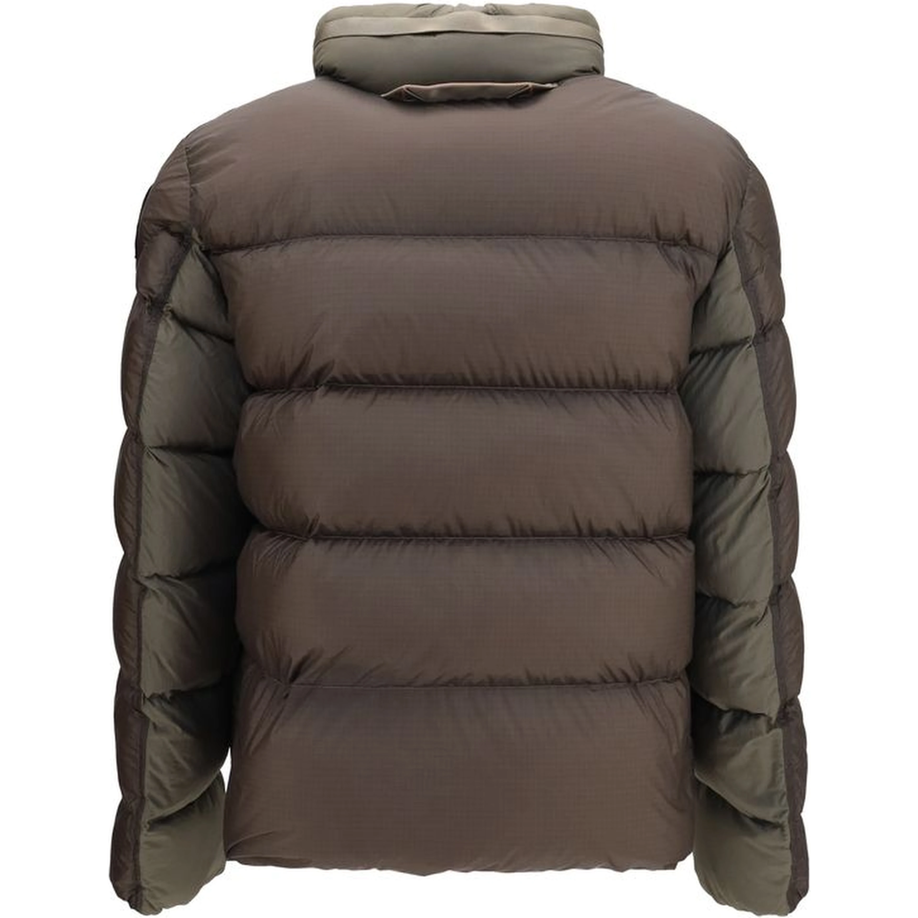 Bicolor Polyamide Full-Length Jacket