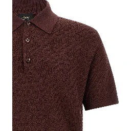 Purple Cotton Polo Shirt