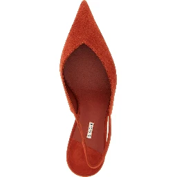 Blue Lambskin High Heel Pumps
